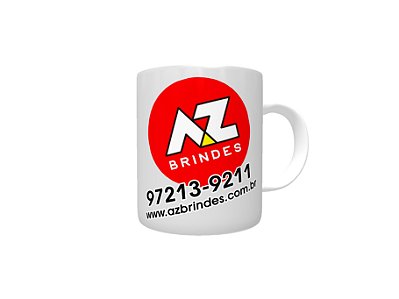 Caneca de porcelana personalizada
