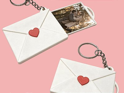 chaveiro carta personalizado