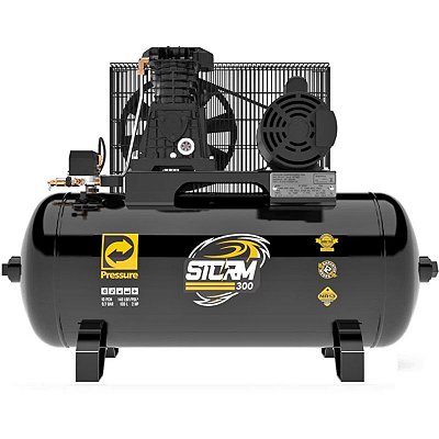 Compressor Pressure STORM 10/100 - 10pcm 2HP 100L 140psi - Monofasico