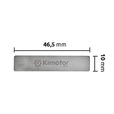 Palheta Compressor Chiaperini 10 RED / Motomil CMI 3 AD e CMV 10 PL - 10 x 46,5mm (6459 - 21206.8)