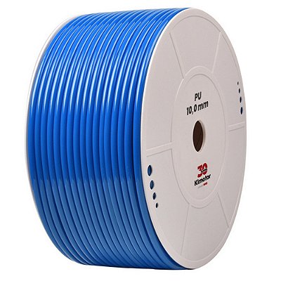 Rolo Mangueira Compressor PU Azul - 140psi - 100m - 10 x 6.5mm