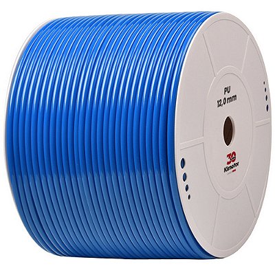 Rolo Mangueira Compressor PU Azul - 140psi - 100m - 12 x 8mm