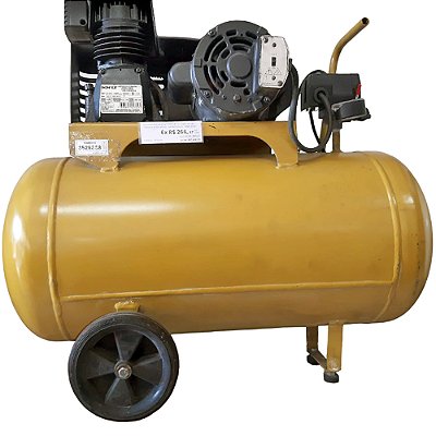 Compressor Schulz Twister CSI 7.4/50 Movel - 7,4pcm 1HP 50L 140psi - Monofasico (Seminovo)