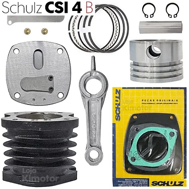 Kit Reparo do Compressor Schulz MSI 2.6 / 5.2 / CSI 4 BR - B