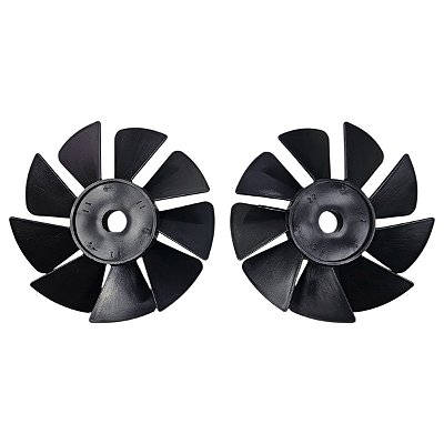 Ventoinha Ventilador Compressor Schulz CSD 5 - V1 e V3 - Kit 2un. (028.0586-0/AT)