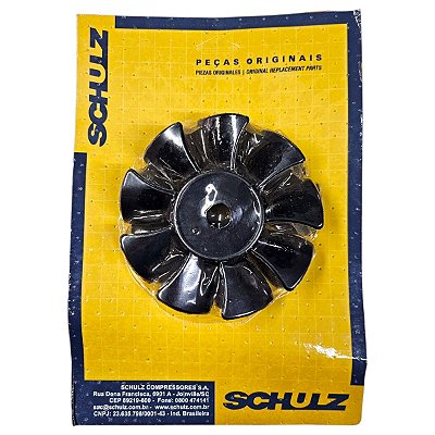 Ventoinha Ventilador Compressor Schulz CSD 5 - V2 - Kit 2un. (028.0882-0/AT)