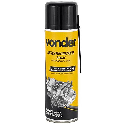 Descarbonizante Spray Vonder - 300mL (Limpa Carburador / Cabeçote)