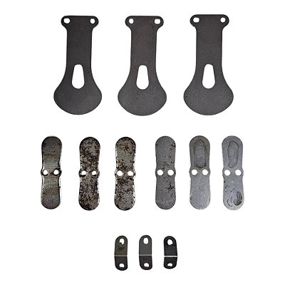 Kit de Palhetas Motomil CMW 15 (Mod 2) - 2 Furos