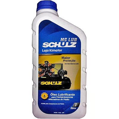Óleo Lubrificante Compressor ISO VG 100 - Schulz MS LUB - 1L (010.0011-0)
