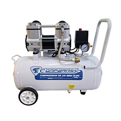 Compressor Compbrasil 1100/25L - 5,6pcm 25L 120psi - 220V - Isento de Oleo