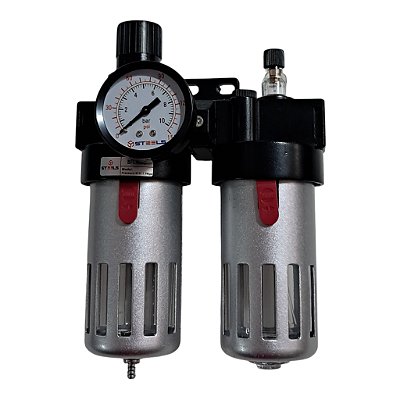 Filtro Regulador + Lubrificador Steels - 1/2 (ST10009-12)