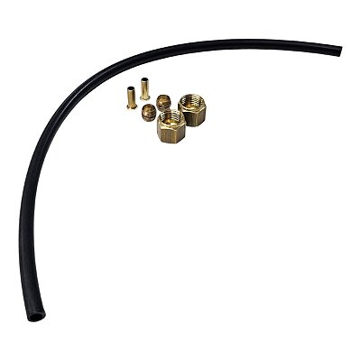 Kit Tubo Nylon para Válvula de Alívio do Compressor - 6mm x 30cm
