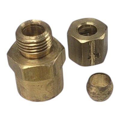 Conexão Reta - Anilha x Rosca F - 1/4 x 1/4 NPT