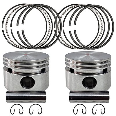 Kit Pistões + Anéis 2 Pol - Compressor Schulz CSV 10 Pro e Pratic Air / MSL 10 ML