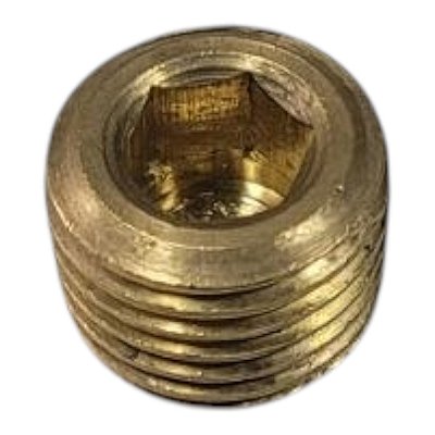 Bujão Plug Sextavado Interno - Macho - 1/4 NPT - PL14M