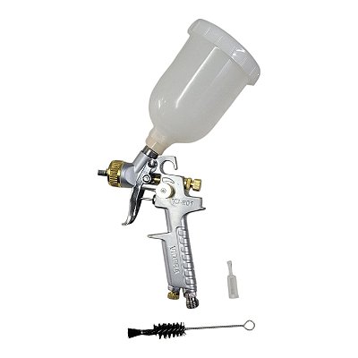 Pìstola Pintura Gravidade Wimpel - VD201 - 1.0 mm - HVLP - 250mL - 25psi - 2,6pcm