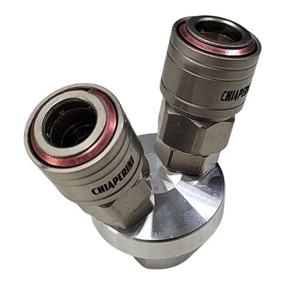 Engate Rápido Duplo Chiaperini Modelo Japonês - 2 Saídas