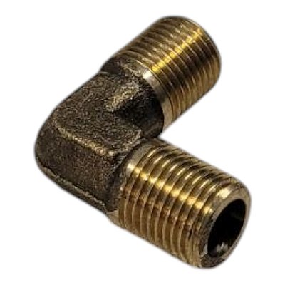 Cotovelo Macho - Latão - 1/8 BSP = Ø9,6mm