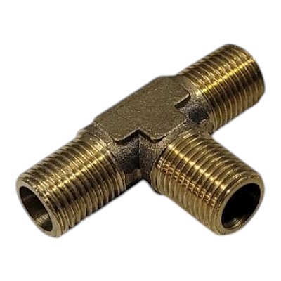 TEE Macho - Latão - 1/8 BSP = Ø9,6mm - TR1818