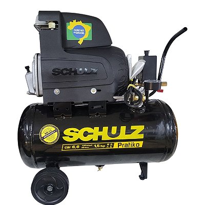 Motocompressor Schulz CSI 6.6/20 Pratiko - 6,6pcm 20L 120psi - 220V (915.0442-0)