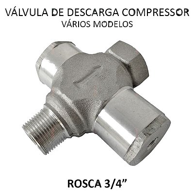 Válvula Descarga Compressor Schulz Fort 60 MSWV / W900 / CJ 60 (830.0223-9) - P2.L20