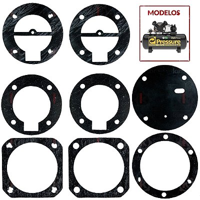 Jogo de Juntas Compressor Pressure PSV 15 BP / ON 15V - PLL (KIT013-369)