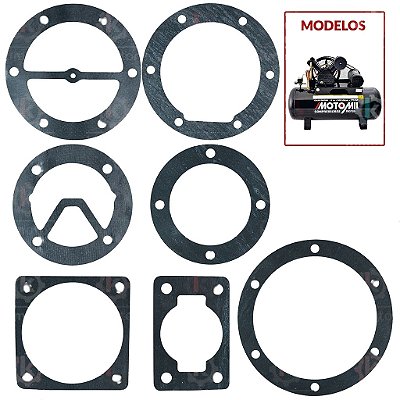 Jogo de Juntas Compressor Motomil CMAV 20 / 25 - PLL (12544.7)