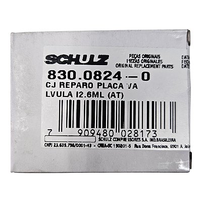 Kit de Palhetas Schulz MSI 2.6/5.2ML / CSV 10 / CSI 4BR (830.0824-0)