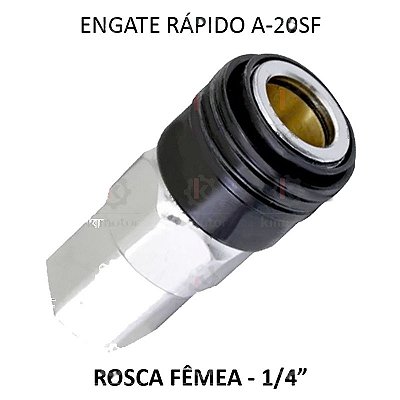 Engate Rápido Ar Arcom ARC A20SF - 1/4F