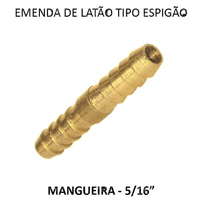 União Emenda Espigão - 5/16 E x 5/16 E - (UN516156 - 000888 - 720503)