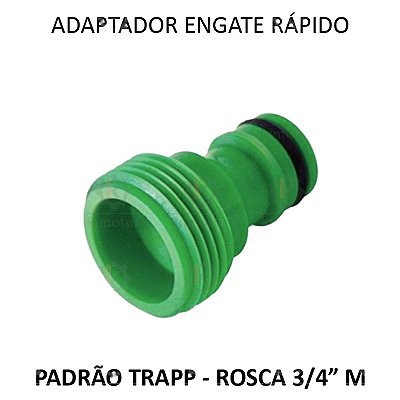 Adaptador Engate Água Trapp Plástico DY8018 - 3/4M