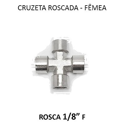Cruzeta Fêmea - 1/8 BSP - CR1818