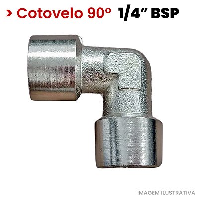 Cotovelo Rosca Femea - 1/4 F - BSP (721212)