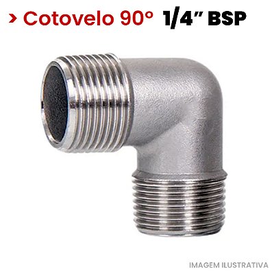 Cotovelo Rosca Macho - 1/4 M - BSP (721202)