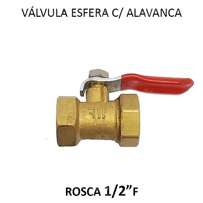 Válvula Esfera Alavanca Mini Fluir - 1/2 FF (726111)