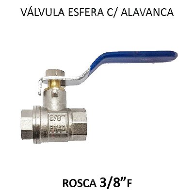 Válvula Esfera Alavanca Arcom - 3/8 FF (726112)