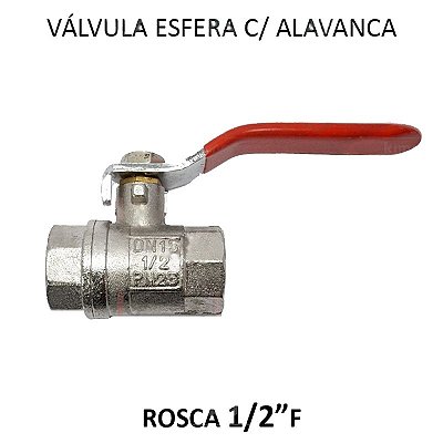 Válvula Esfera Alavanca Arcom - 1/2 FF (726161)