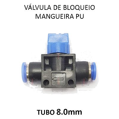 Válvula Bloqueio PU - 8mm (728902)