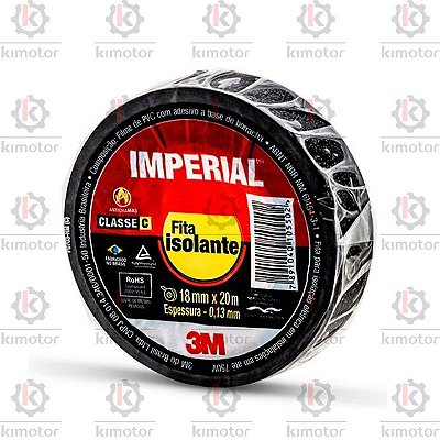 Fita Isolante Imperial 3M - 18mm x 20m