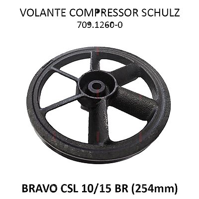 Volante Schulz 254mm x 1A - CSL 10BR / 15BR (709.1260-0/AT)