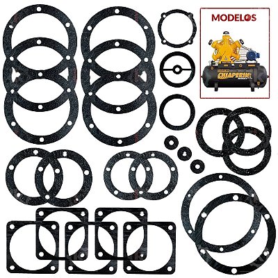Jogo de Juntas Compressor Chiaperini CJ 60 APW s/ Tela - PLL (000001022)
