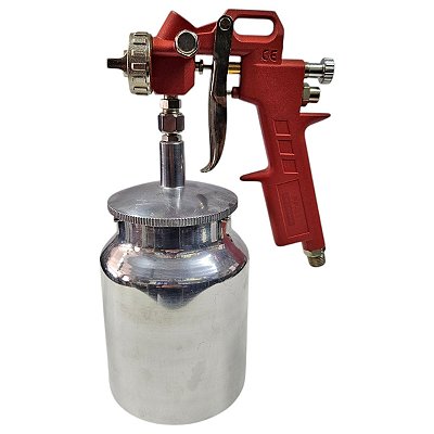Pìstola Pintura Sucção Chiaperini - CH PP22 RED - 1.5 mm - 1000mL - 50psi - 6pcm