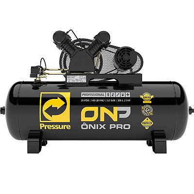 Compressor Pressure ONP 20/200 - 20pcm 5HP 200L 140psi - Trifasico