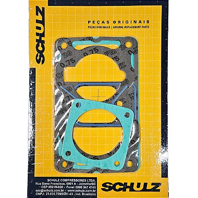 Jogo de Juntas Compressor Schulz CSL 10 BR e 15 BR Bravo (830.1895-0)