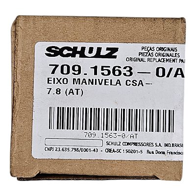 Virabrequim Schulz CSA 7.8 (709.1563-0/AT) - P2.E20