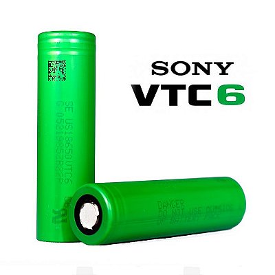 Bateria Sony® VTC 6 (18650) 3000mAh High Drain 30A