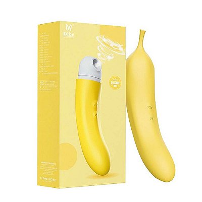 Vibrador e sugador  Banana