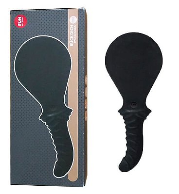 Fun Factory Bück Dich Paddle Dildo - Palmatória E Estimulador Em Silicone - 31 X 12,5 cm | Cor: Preto