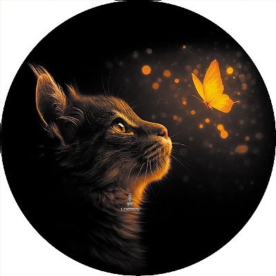 Capa Personalizada para Estepe Ecosport Crossfox Felino Gato