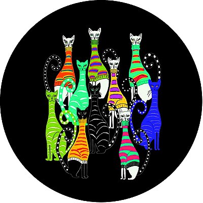 Capa Personalizada para Estepe Ecosport Crossfox Felinos Gatos